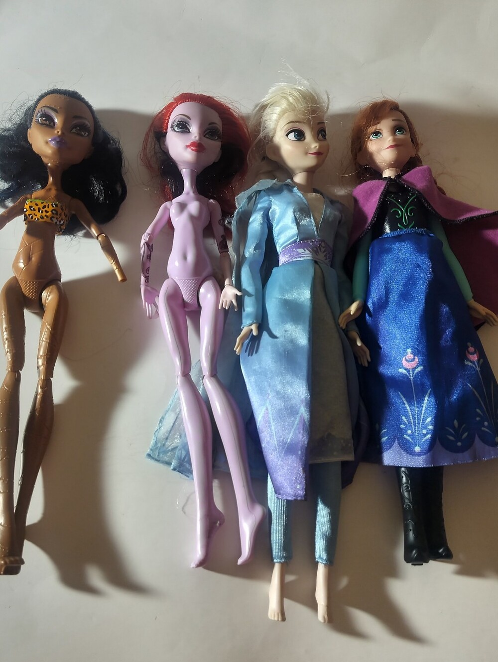 Assorted Girls' Fashion Dolls - Monster High Disney PBlue, Purple & Pink Dresses
